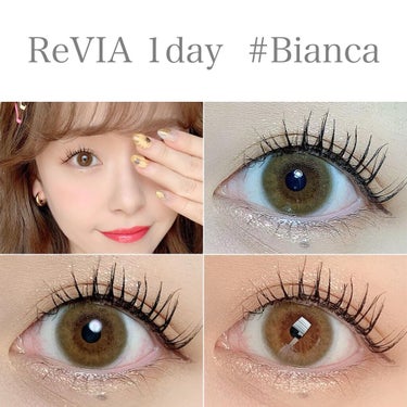 ReVIA 1day [CIRCLE] BROWN（ブラウン）/ReVIA/ワンデー（１DAY）カラコンを使ったクチコミ（2枚目）