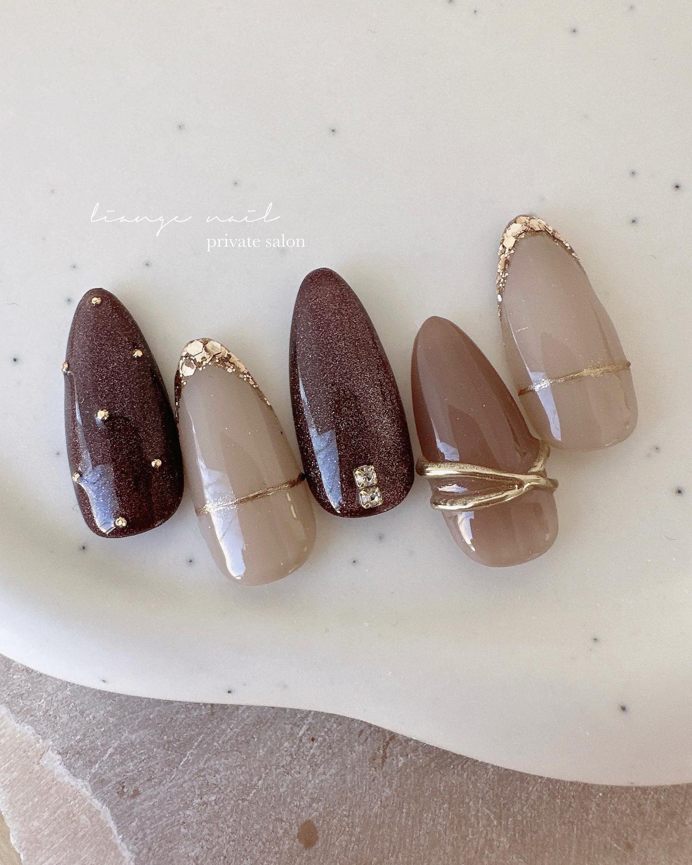 Yuki on LIPS 「autumnnail🍂Liangenail千葉県柏市高南台アリ..」(1枚目)