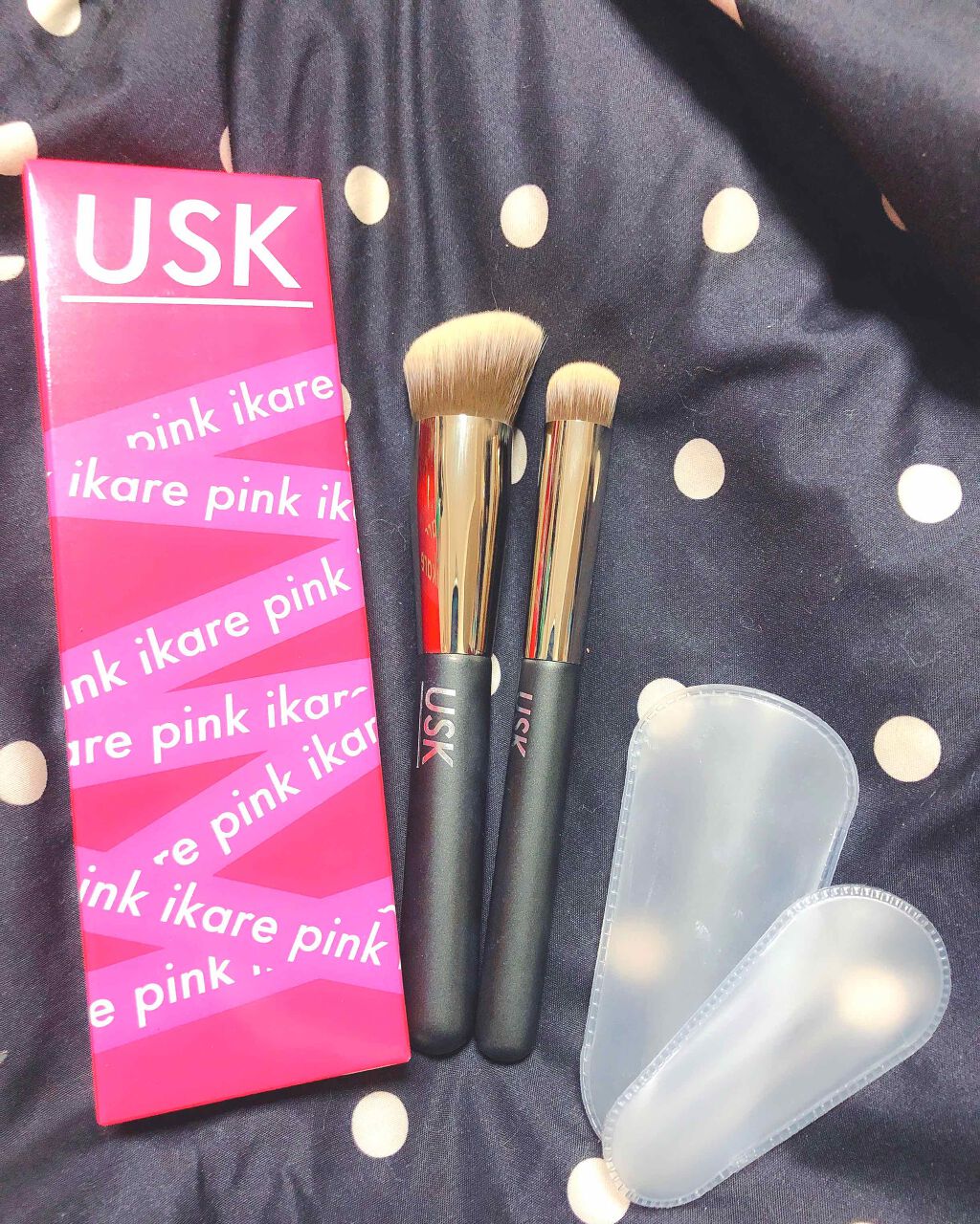 二本で全方位無敵のファンデーション&コンシーラーブラシセット/USK/メイクブラシを使ったクチコミ(1枚目)