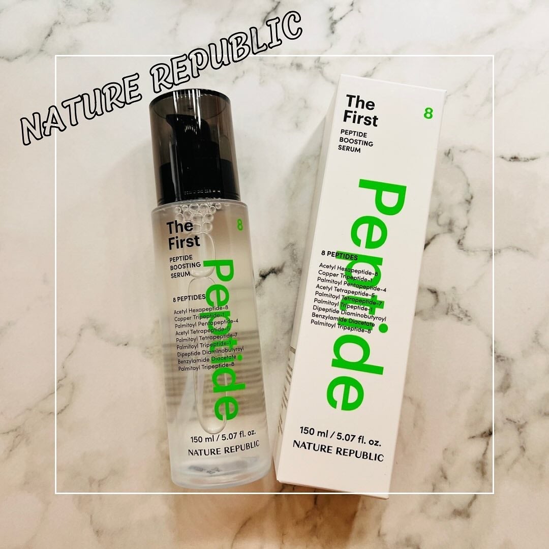 ザファーストペプチドブースティングセラム/ネイチャーリパブリック/ブースター・導入液を使ったクチコミ(1枚目)