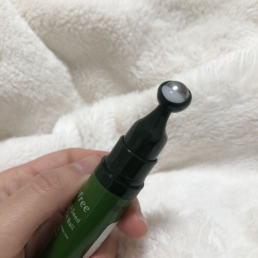 グリーンティーシード アイ＆フェイスボール/innisfree/美容液を使ったクチコミ（2枚目）