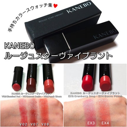 ルージュスターヴァイブラント/KANEBO/口紅を使ったクチコミ(7枚目)