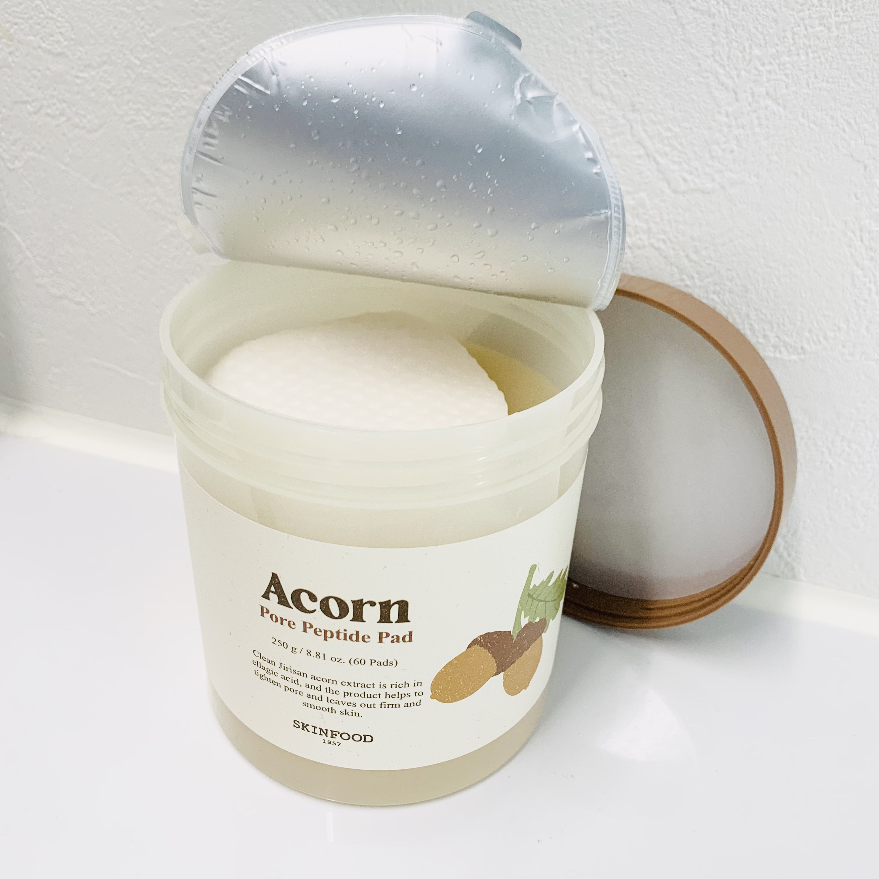 SKINFOOD どんぐり ポア ペプチド パッドのクチコミ「◆SKINFOOD
◇どんぐり ポア ペプチド パッド

Qoo10
¥3,600（BIG S.....」（2枚目）