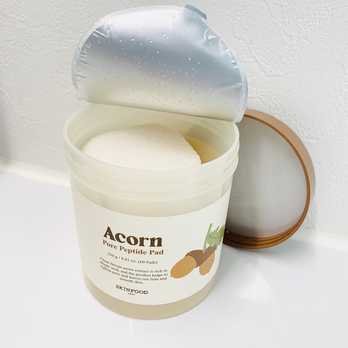 どんぐり ポア ペプチド パッド/SKINFOOD/トナーパッドを使ったクチコミ(2枚目)