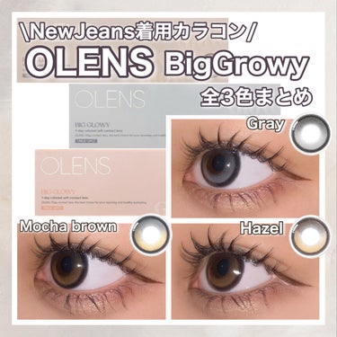 Big Glowy 1day モカブラウン/OLENS/ワンデー（１DAY）カラコンを使ったクチコミ（1枚目）