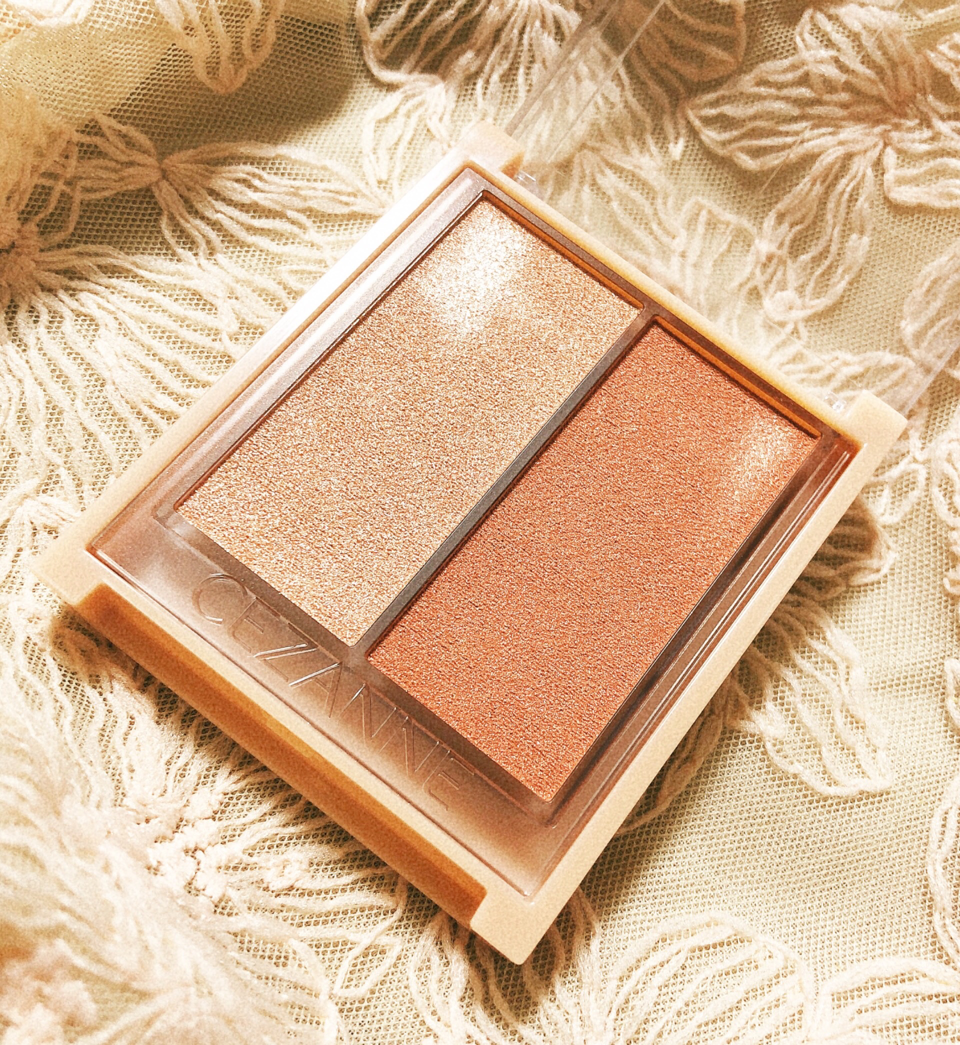 フェイスグロウカラー/CEZANNE/クリームハイライトを使ったクチコミ（2枚目）