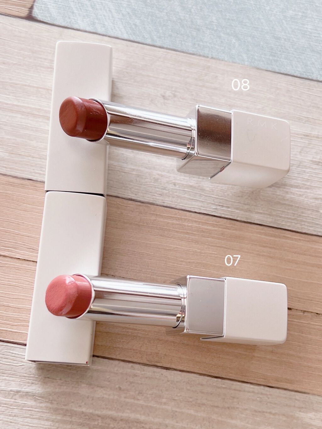 リップスティック コンフォート エアリーシャイン/RMK/口紅を使ったクチコミ（2枚目）