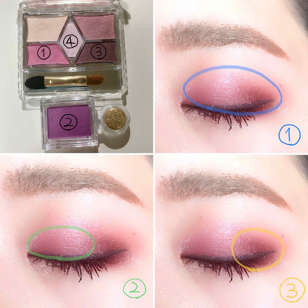 【旧品】パーフェクトスタイリストアイズ/キャンメイク/アイシャドウパレットを使ったクチコミ(2枚目)