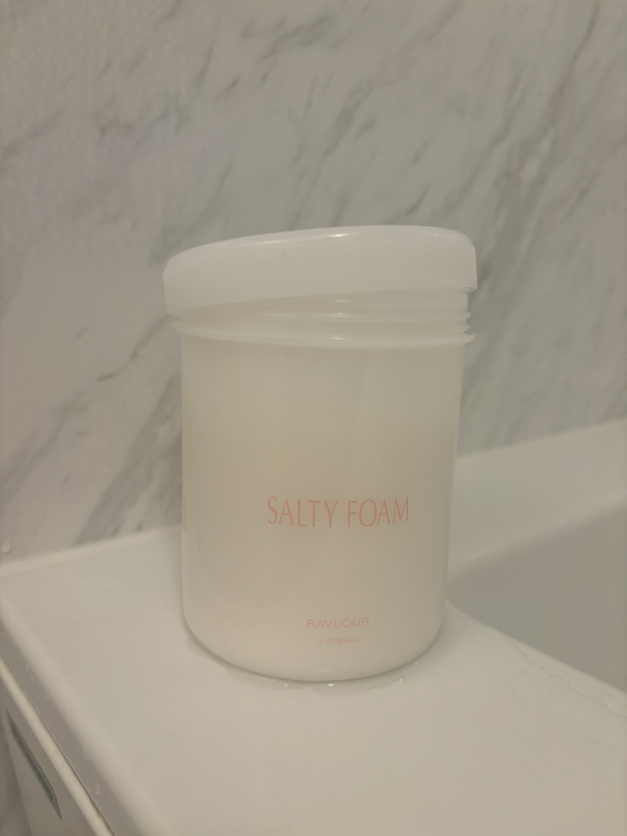 SALTY FOAM by MINAMO/RAVIJOUR/ボディスクラブを使ったクチコミ（1枚目）