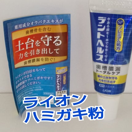 デントヘルス 薬用ハミガキSP/デントヘルス/歯磨き粉を使ったクチコミ(1枚目)