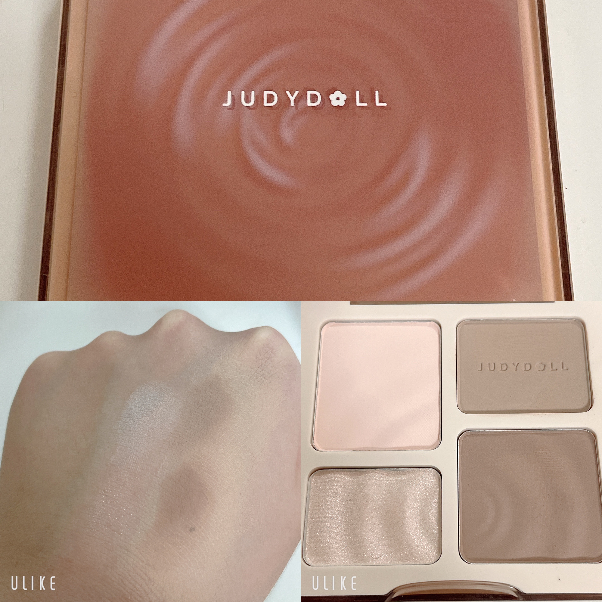 JUDYDOLL メリハリマスターパレット/JUDYDOLL/パウダーハイライトを使ったクチコミ（1枚目）