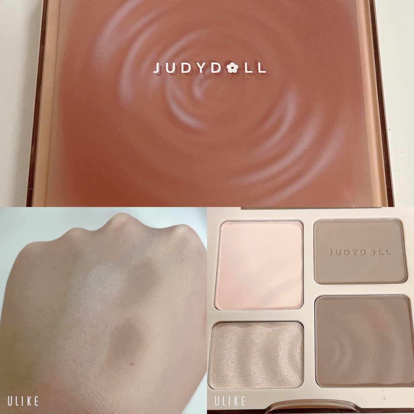 JUDYDOLL メリハリマスターパレット/JUDYDOLL/パウダーハイライトを使ったクチコミ(1枚目)