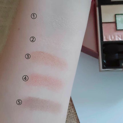 ジェミネイトアイズ/LUNASOL/アイシャドウパレットを使ったクチコミ(3枚目)