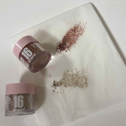 16CANDY ROCK PEAEL POWDER/16BRAND/単色アイシャドウを使ったクチコミ(2枚目)