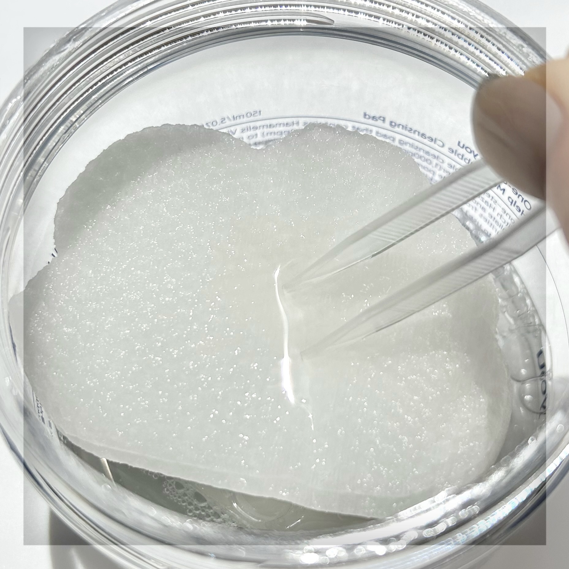 バブルクレンジングパッド/One-day's you/クレンジングシートを使ったクチコミ（3枚目）