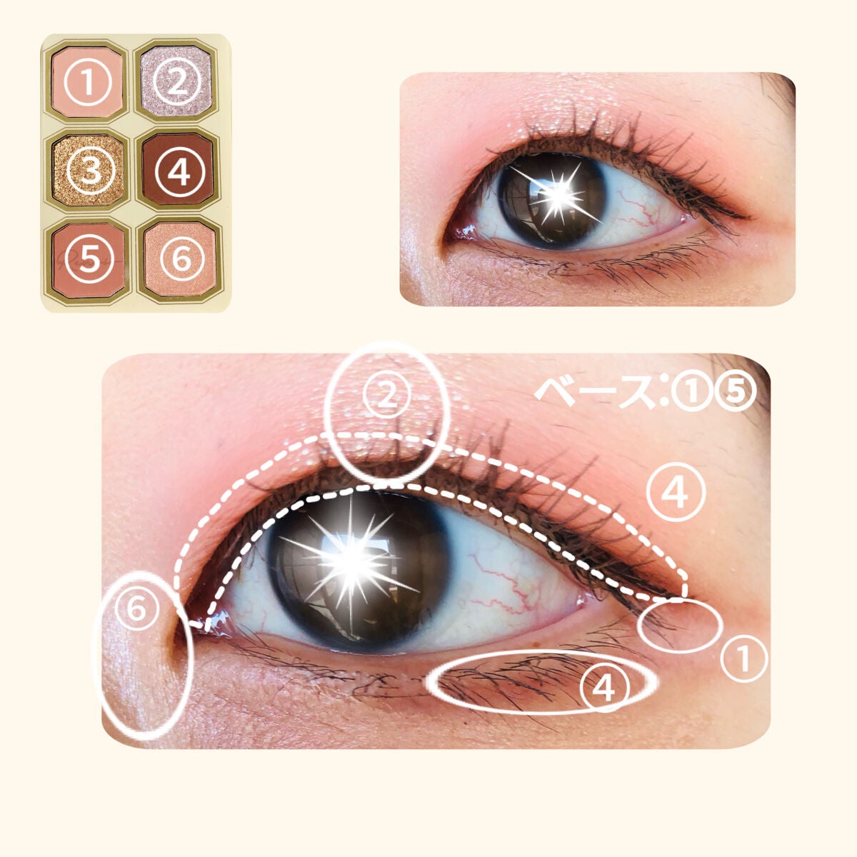 絵画アイシャドウパレット/MilleFée/アイシャドウパレットを使ったクチコミ(5枚目)