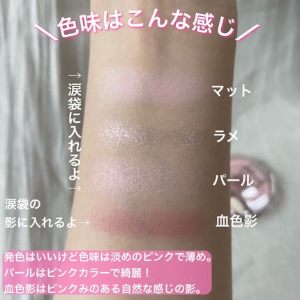 プランぷくコーデアイズ/キャンメイク/パウダーアイシャドウを使ったクチコミ(4枚目)