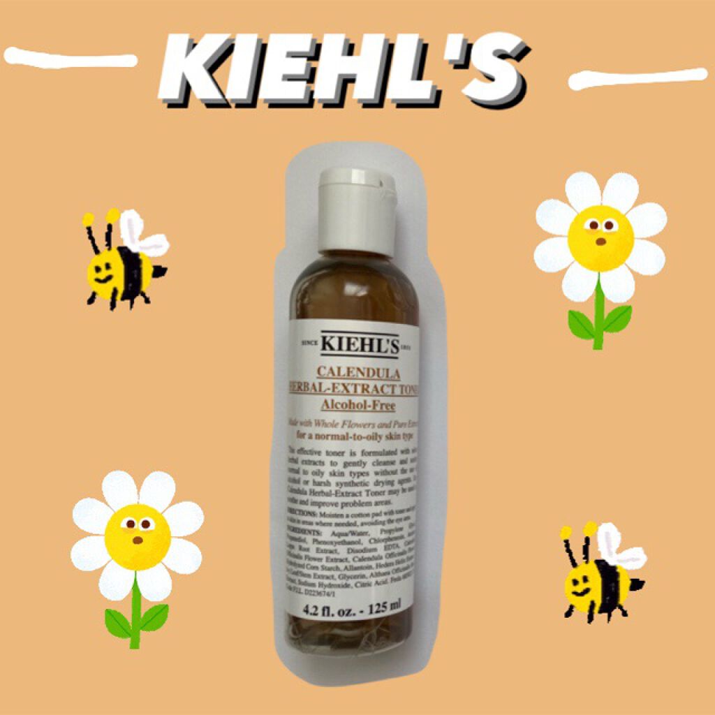 キールズ ハーバル トナー CL アルコールフリー/Kiehl's/化粧水を使ったクチコミ(1枚目)