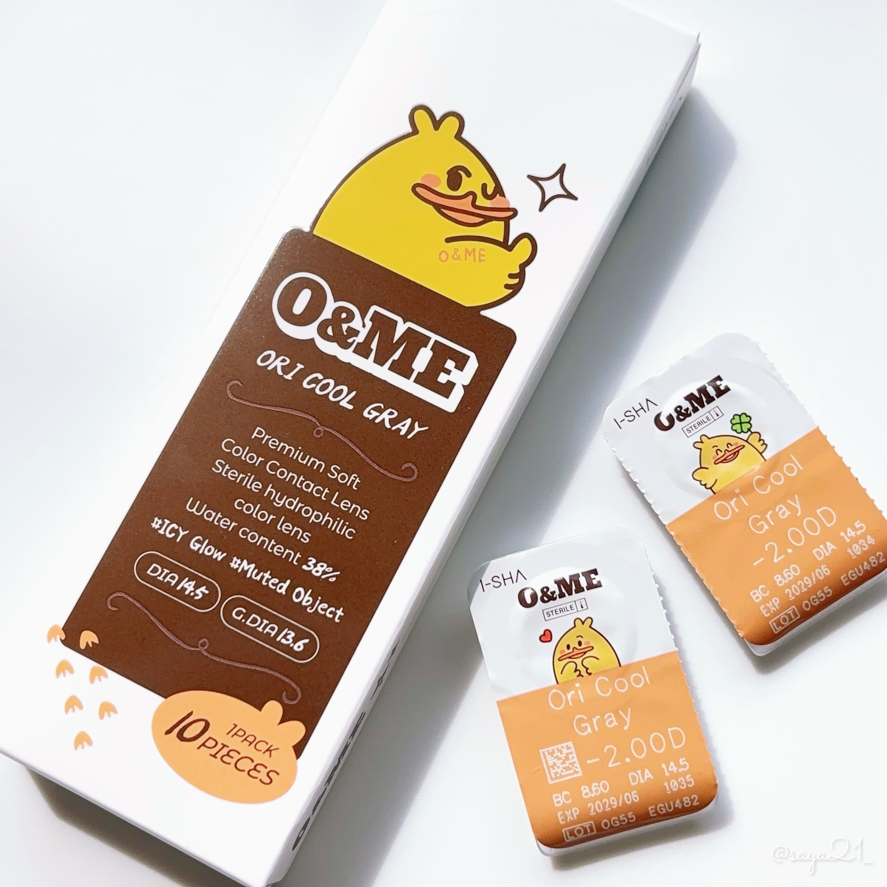 O&ME/i-sha/ワンデー（１DAY）カラコンを使ったクチコミ（1枚目）