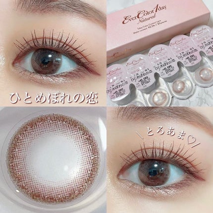 エバーカラーワンデー ナチュラル/エバーカラー/ワンデー(1DAY)カラコンを使ったクチコミ(3枚目)