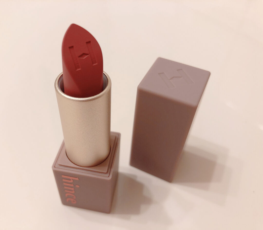 ムードインハンサーマット  M013 ベアエッセンシャル/hince/口紅を使ったクチコミ（2枚目）