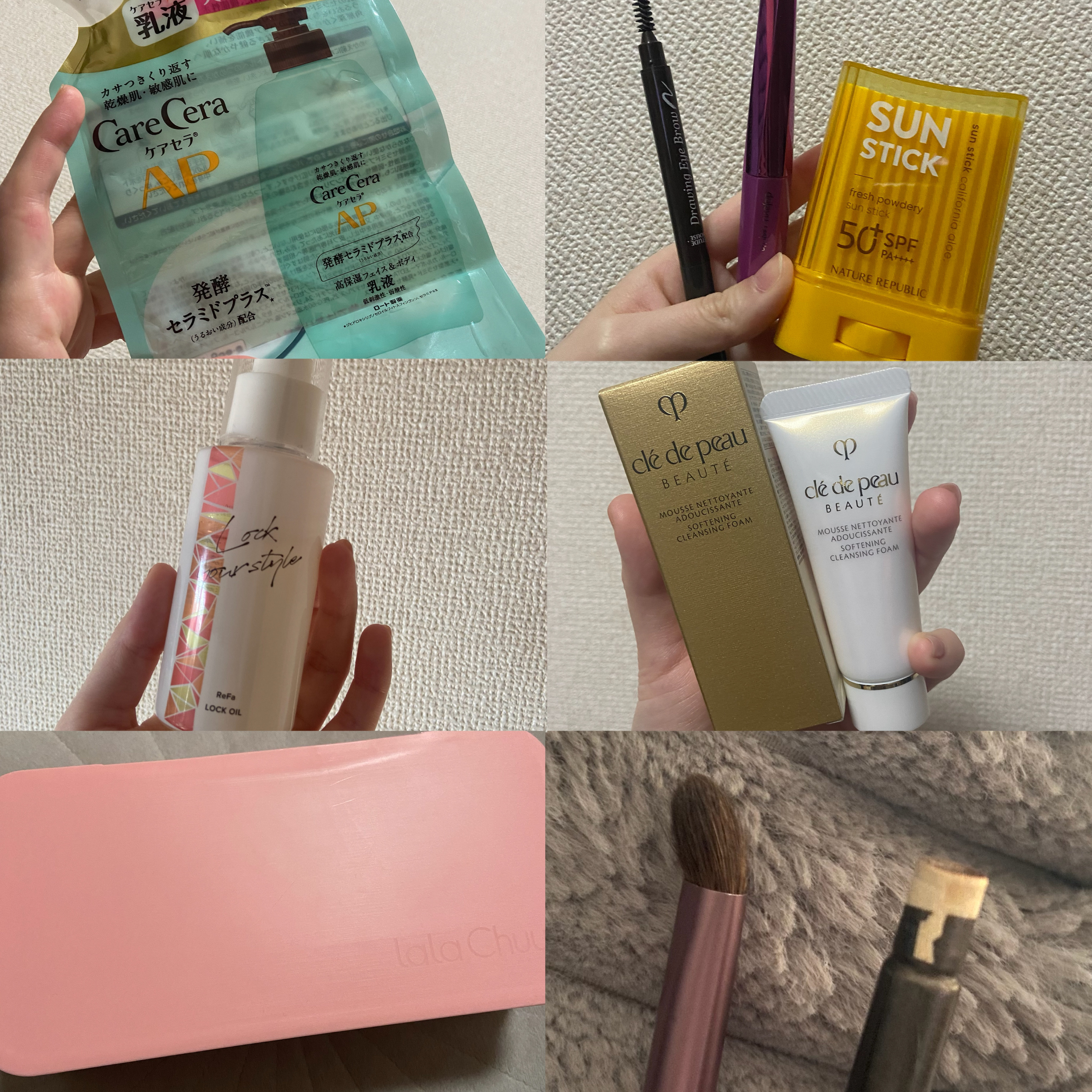 BRIGITTE 馬毛 メイクブラシ/DAISO/メイクブラシを使ったクチコミ（2枚目）