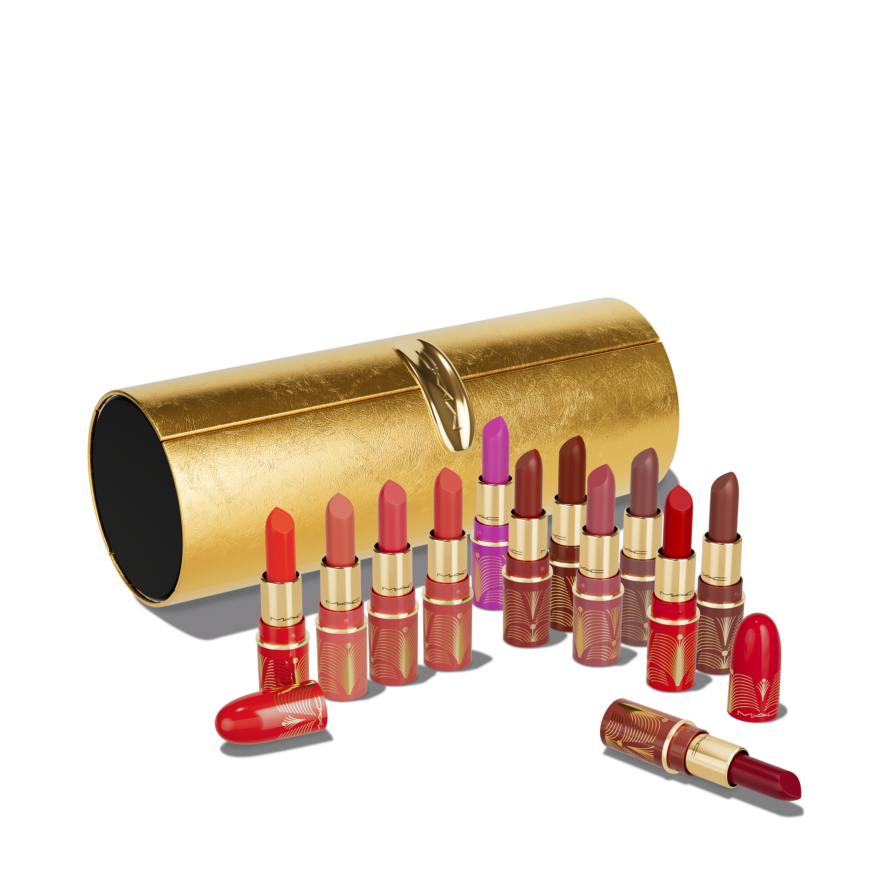 ゴールデンガールズミニラスターガラス リップスティック ボールド x12 試してみた】M・A・C ゴールデン ガールズ ミニ ラスターガラス