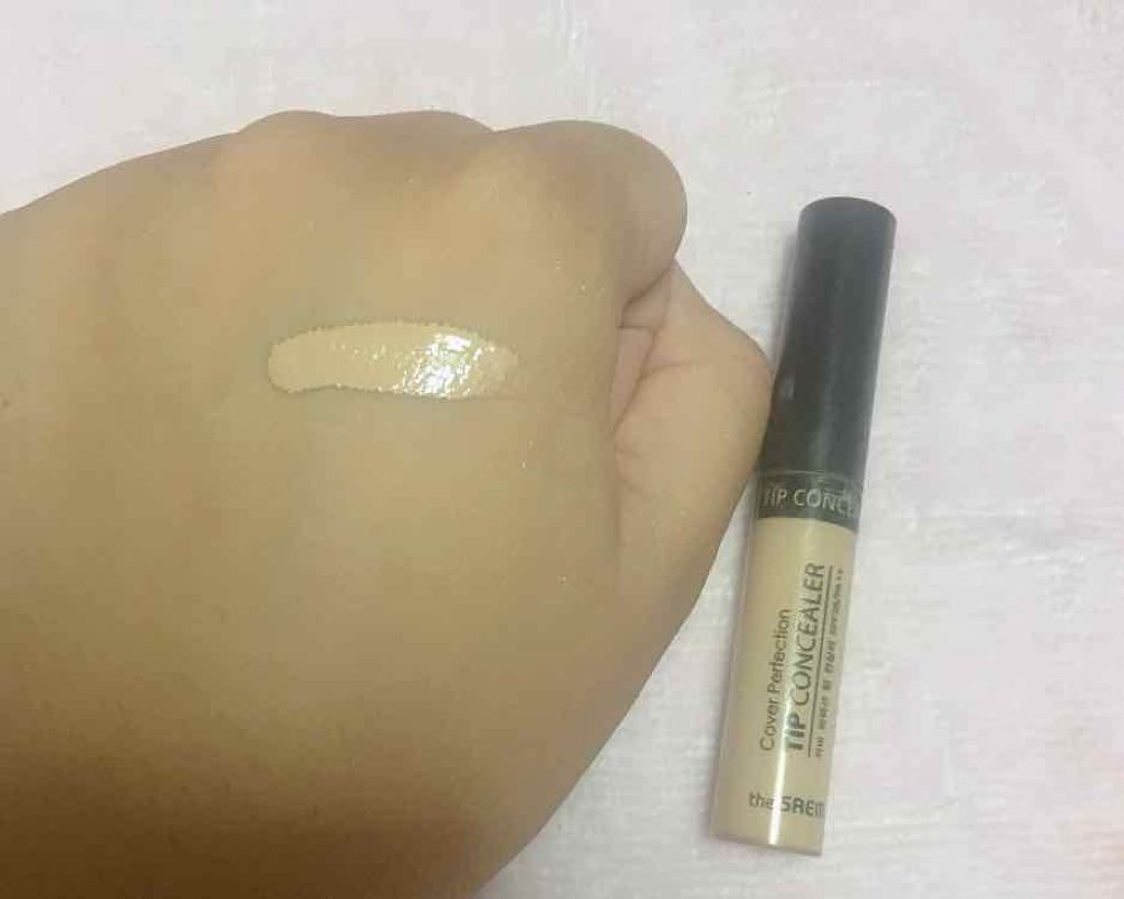 カバーパーフェクション チップコンシーラー/the SAEM/リキッドコンシーラーを使ったクチコミ(3枚目)