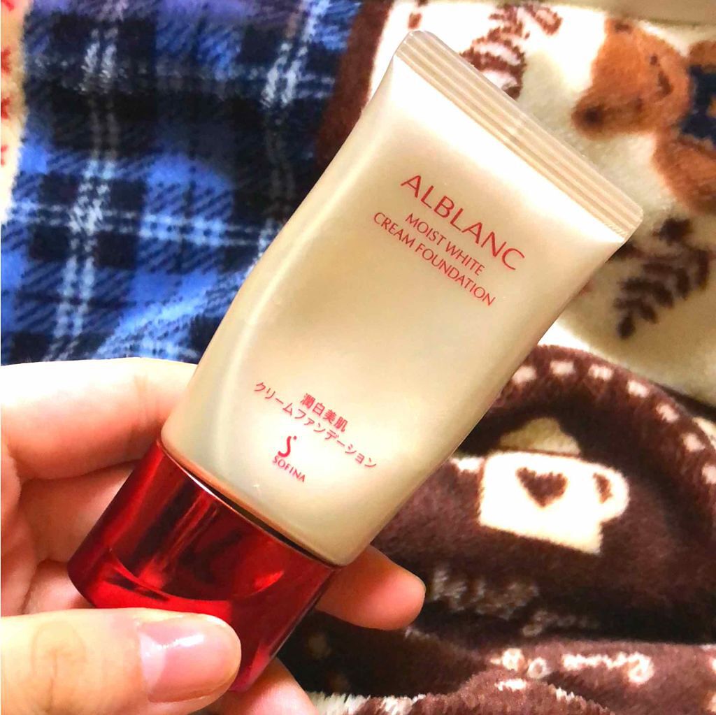 潤白美肌クリームファンデーション/ALBLANC/クリーム・エマルジョンファンデーションを使ったクチコミ(1枚目)