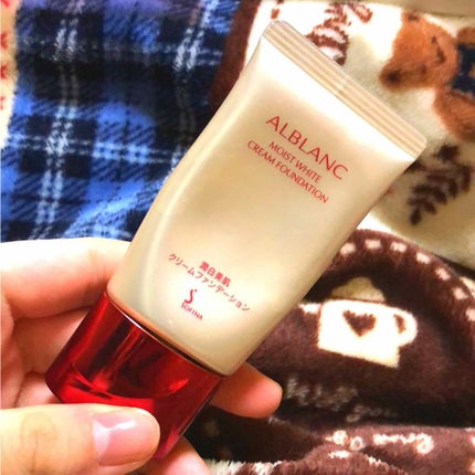 潤白美肌クリームファンデーション/ALBLANC/クリーム・エマルジョンファンデーションを使ったクチコミ(1枚目)