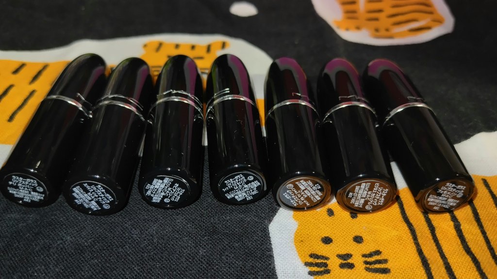 ラスターガラス リップスティック オビアスリー/M・A・C/口紅を使ったクチコミ（3枚目）