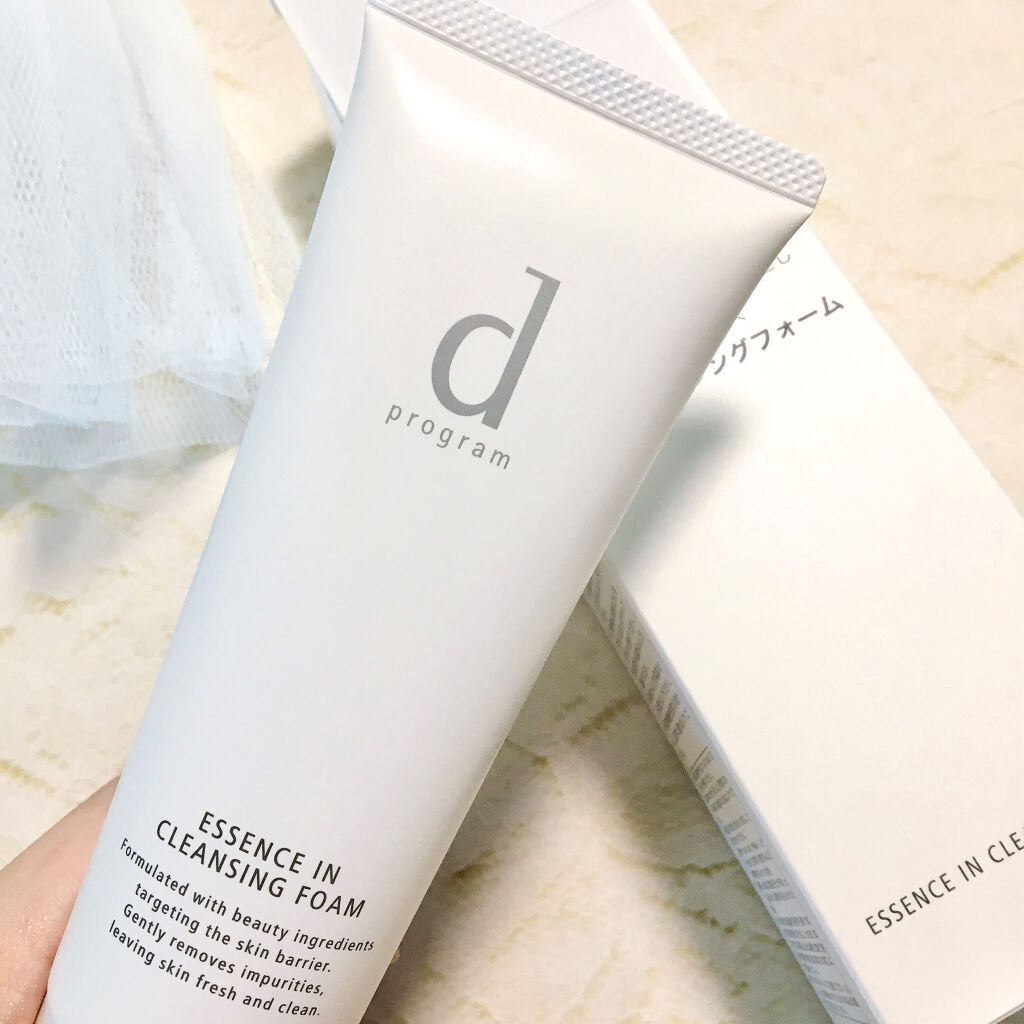 エッセンスイン クレンジングフォーム/d プログラム/洗顔フォームを使ったクチコミ（1枚目）