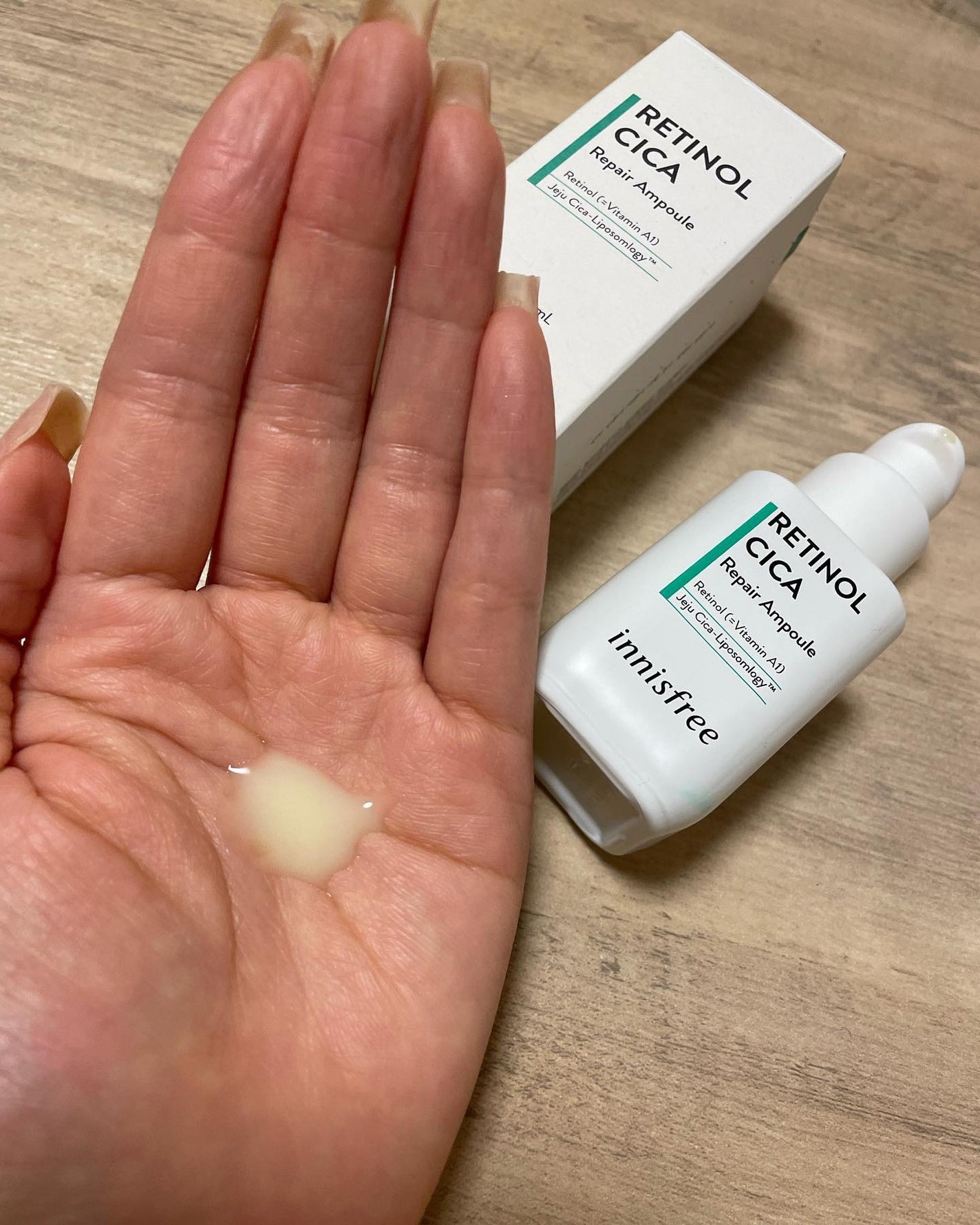 レチノール シカ リペア セラム/innisfree/美容液を使ったクチコミ(2枚目)