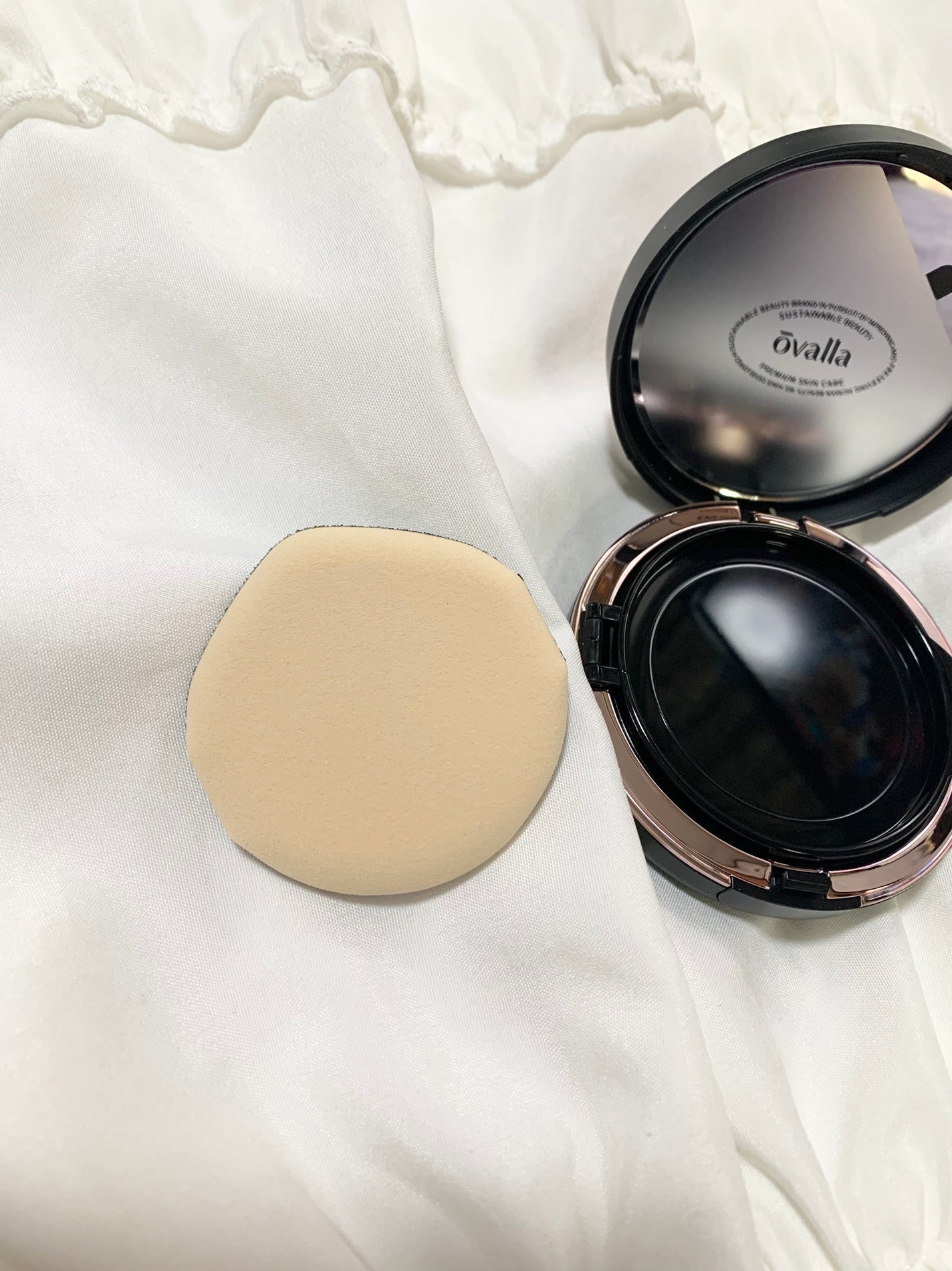 フコセンテラセラム イン クッション/ovalla/クッションファンデーションを使ったクチコミ(3枚目)