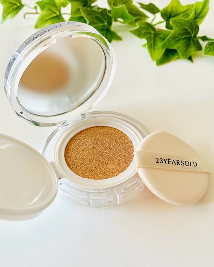 ハートリーフシーンカバークッション/23years old/クッションファンデーションを使ったクチコミ(3枚目)