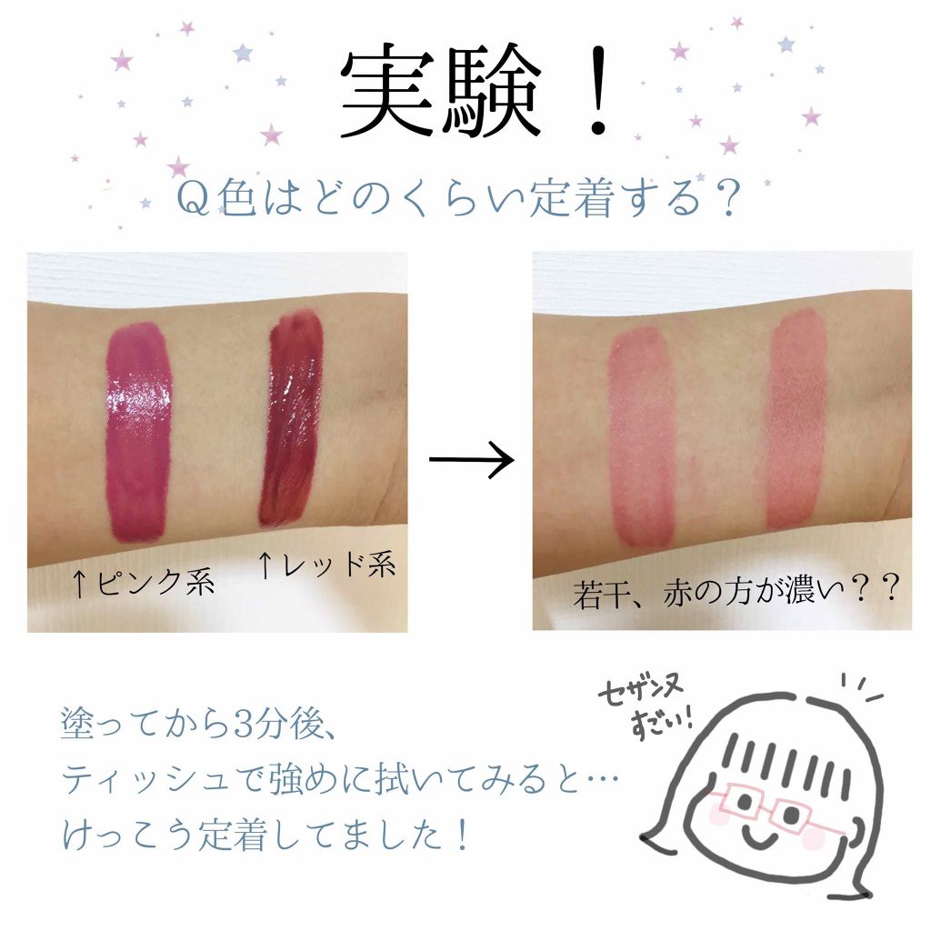 カラーティントリップ/CEZANNE/リップティントを使ったクチコミ(2枚目)