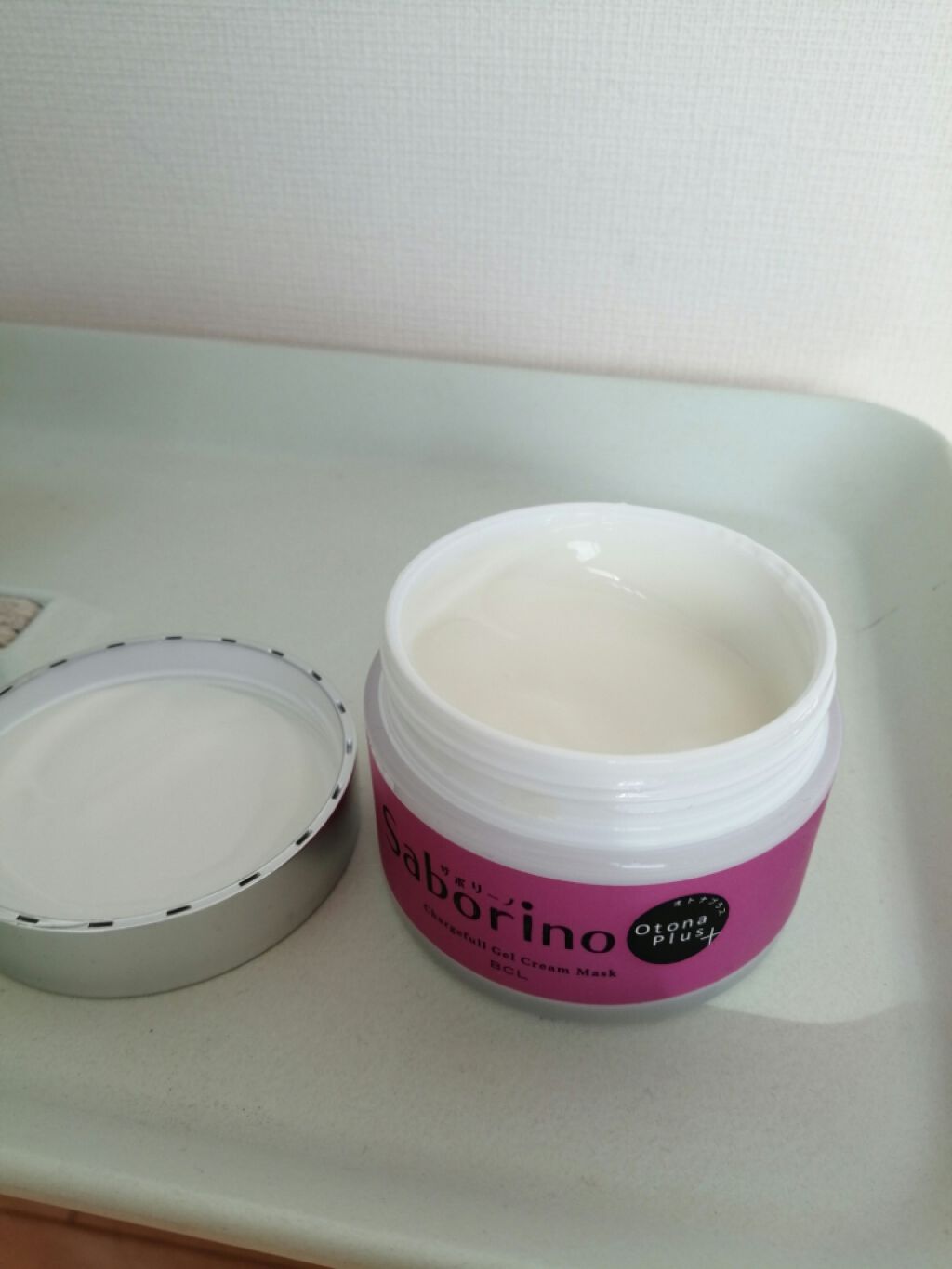 オトナプラス チャージフル ジェルクリームマスク/サボリーノ/オールインワン化粧品を使ったクチコミ（1枚目）