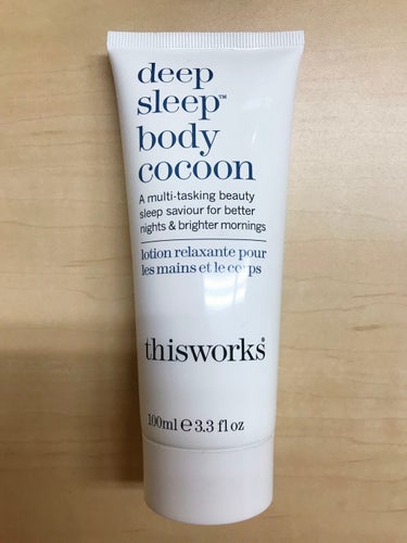 this works
deep sleep body cocoon
100ml

this worksは、環境にも肌にも優しい現代的なナチュラル製品を扱うイギリス発のブランドです。

こちらは毎晩手や体