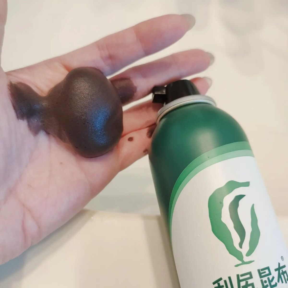 白髪用 利尻炭酸カラーシャンプー /自然派clubサスティ/市販シャンプーを使ったクチコミ（2枚目）