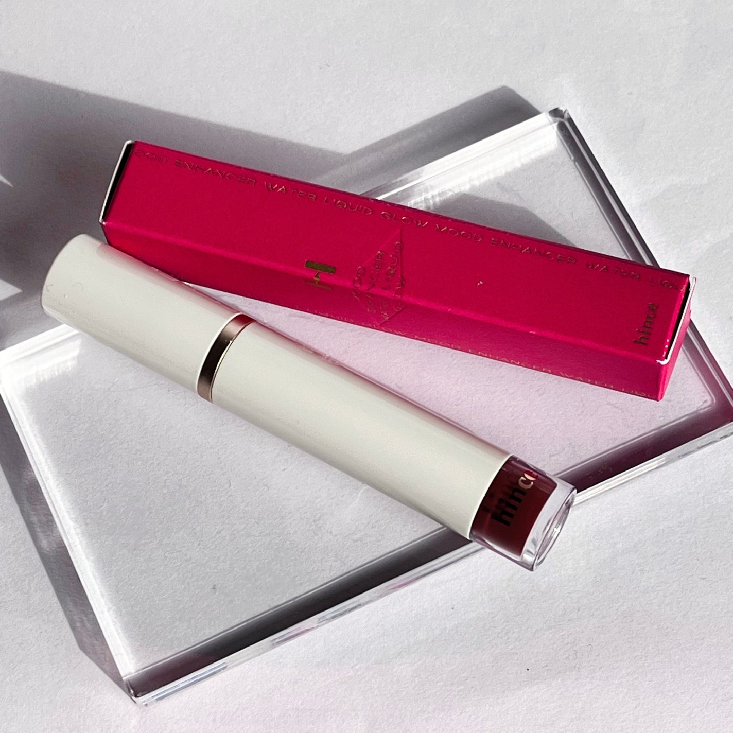 ムードインハンサーウォーターリキッドグロウ/hince/口紅を使ったクチコミ(1枚目)