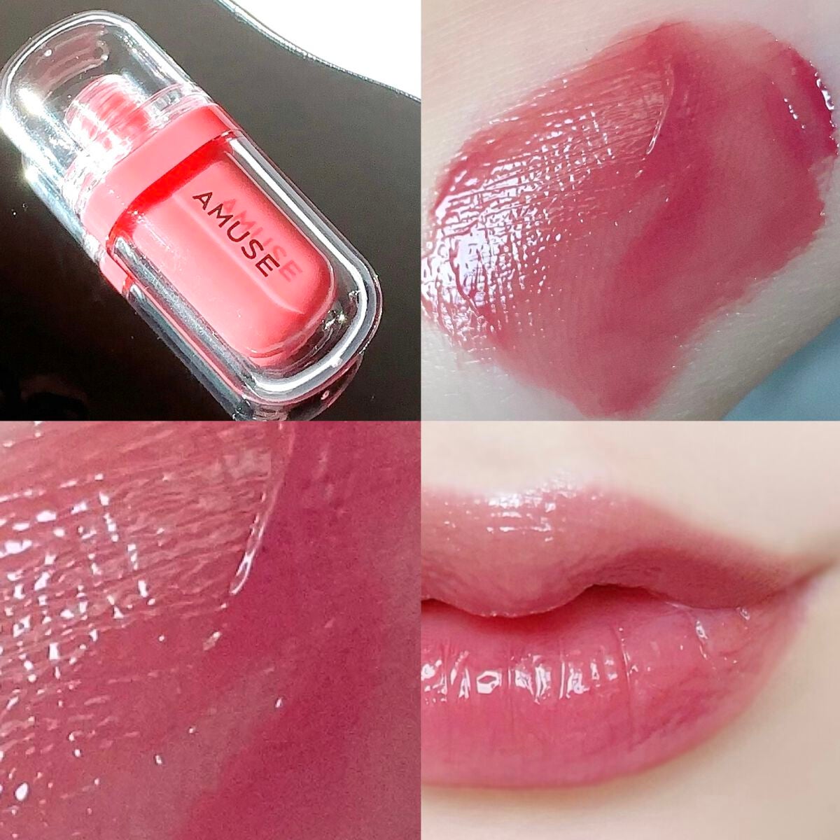 ジェルフィットティント/AMUSE/リップティントを使ったクチコミ(2枚目)