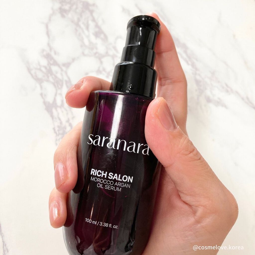リッチサロン モロッコアルガンオイルセラム/SARANARA/ヘアオイルを使ったクチコミ（3枚目）