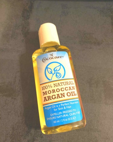 100% NATURAL MOROCCAN ARGAN OIL/COCOCARE/ヘアオイルを使ったクチコミ（1枚目）