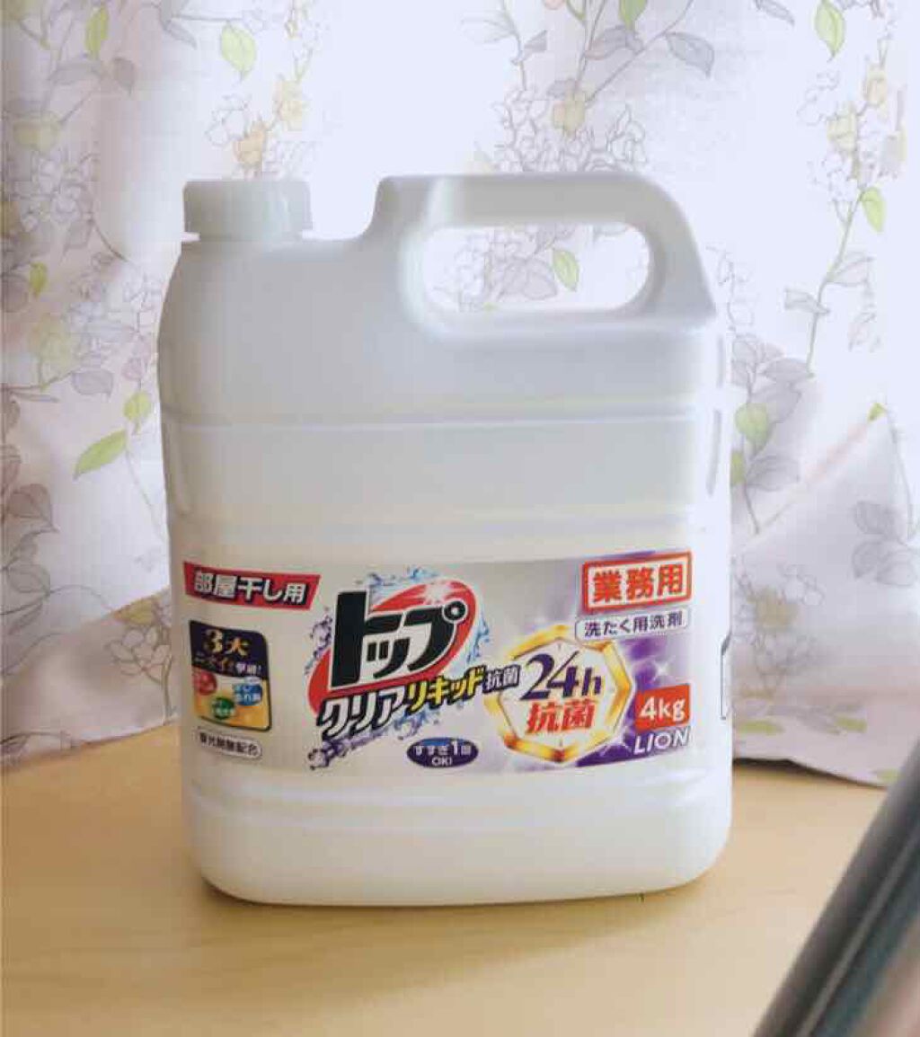 トップクリアリキッド抗菌/トップ/洗濯洗剤を使ったクチコミ（1枚目）