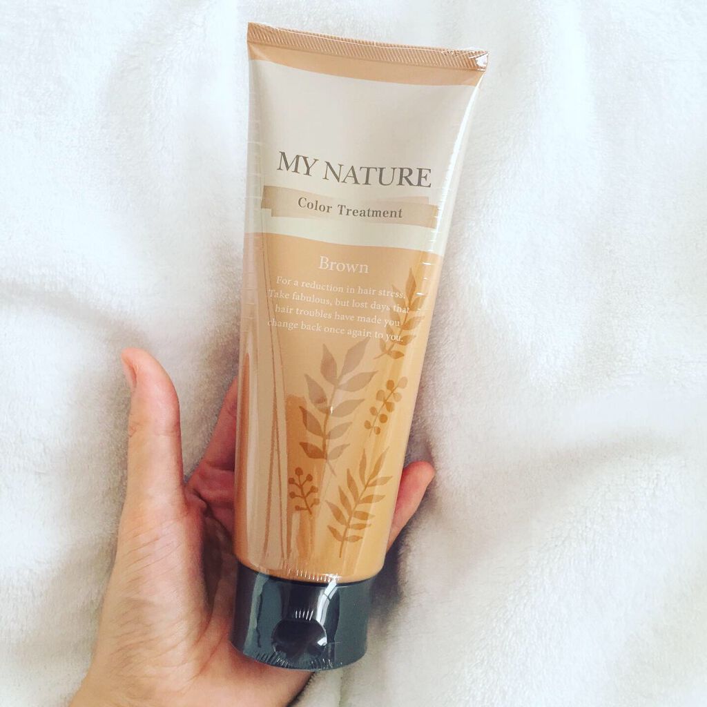オールインワン カラートリートメント/マイナチュレ/ヘアカラーを使ったクチコミ(1枚目)