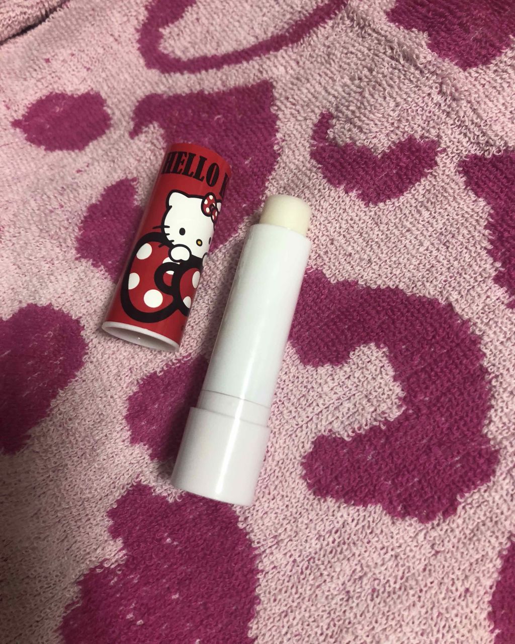 Hello kitty リップクリーム/サンリオ/リップケアを使ったクチコミ（2枚目）