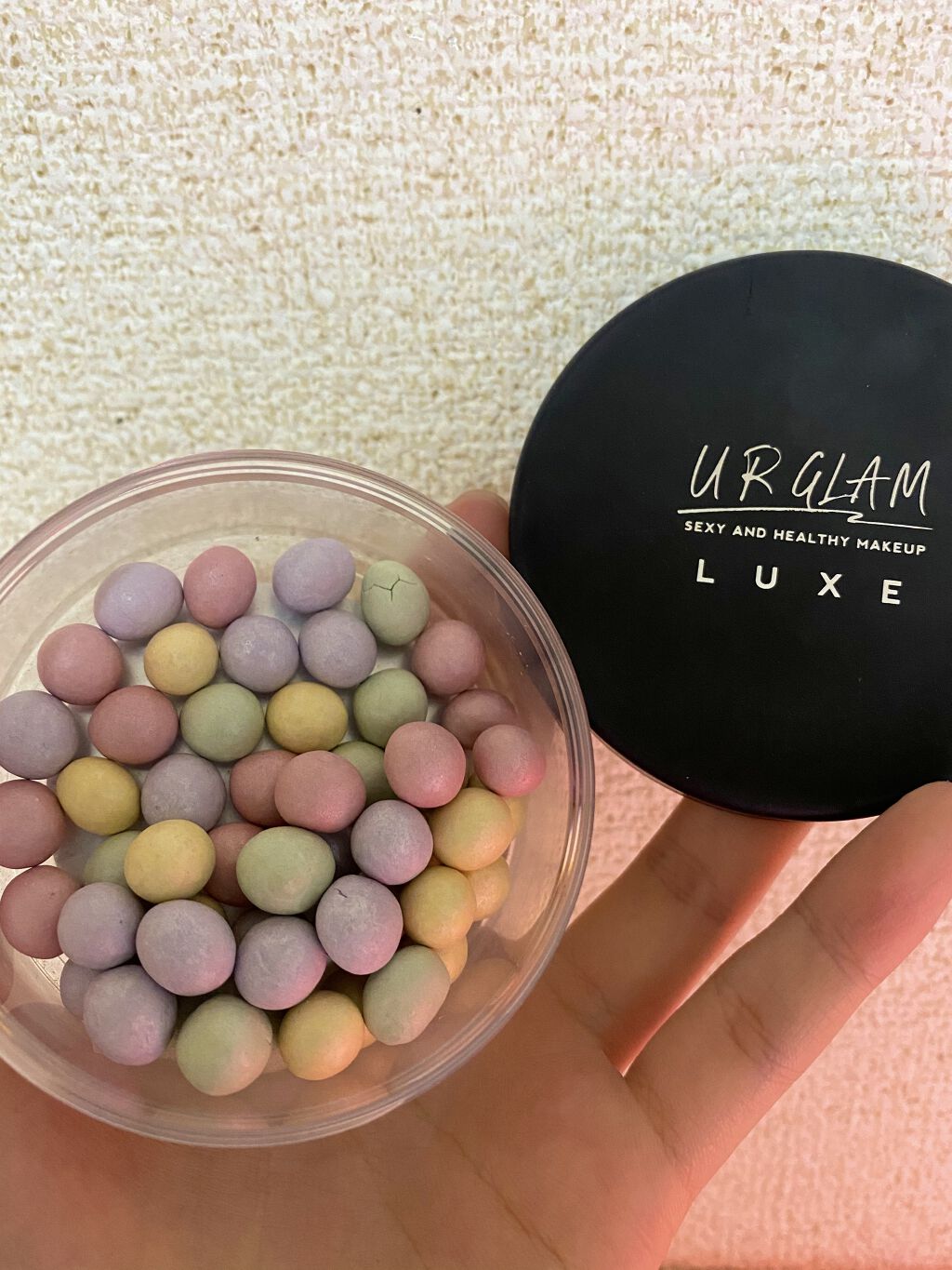 URGLAM LUXE　COLOR BALL POWDER/U R GLAM/ルースパウダーを使ったクチコミ（1枚目）