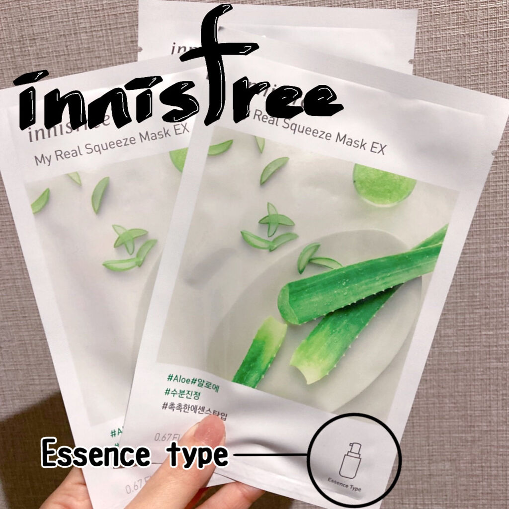 マイリアル スクイーズ マスクシート/innisfree/シートマスク・パックを使ったクチコミ（1枚目）