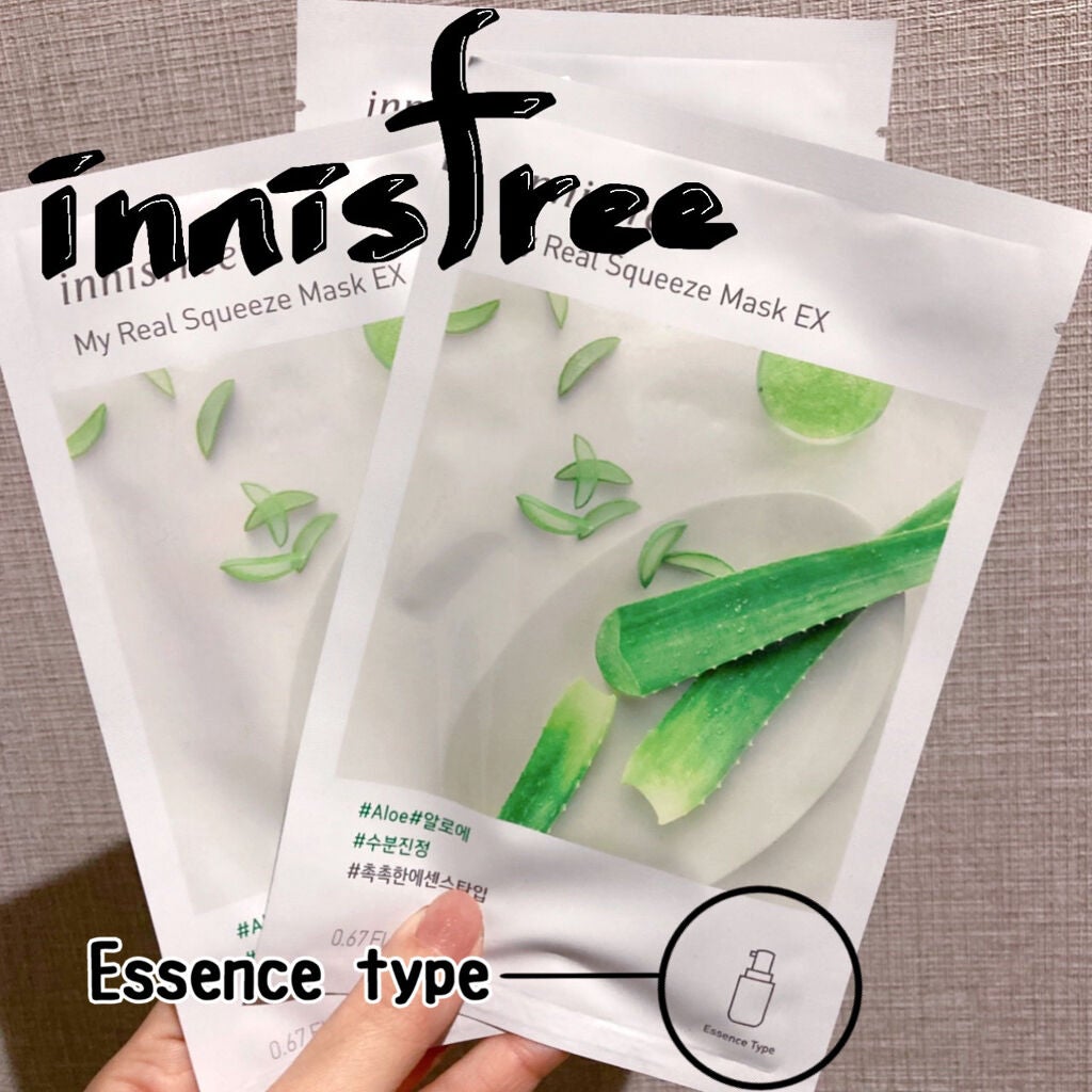 マイリアル スクイーズ マスクシート/innisfree/シートマスク・パックを使ったクチコミ(1枚目)
