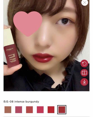 コンフォート リップオイル インテンス/CLARINS/リップグロスを使ったクチコミ（3枚目）